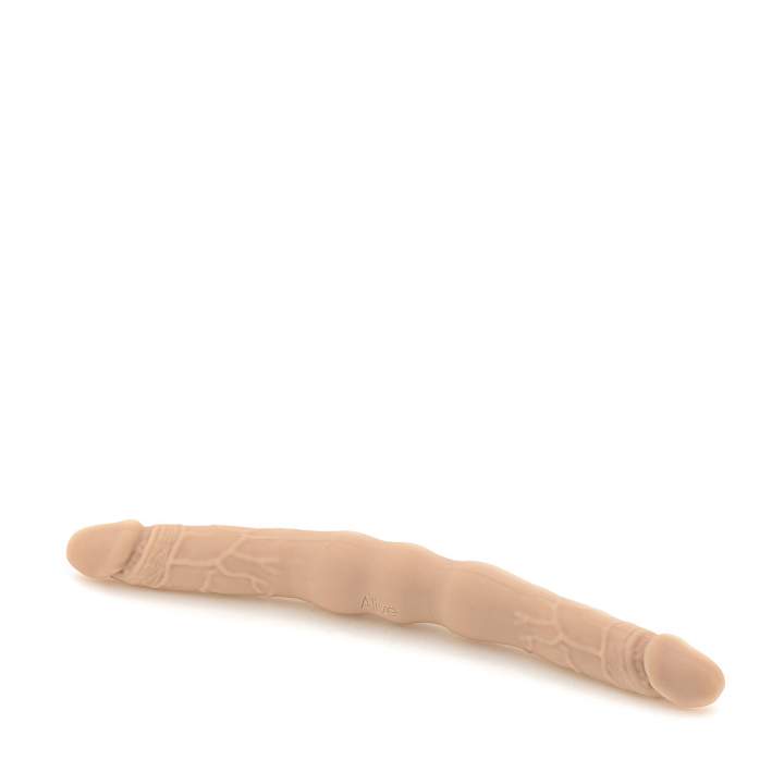 Silikonowe dildo dwustronny penis Alive Twins S