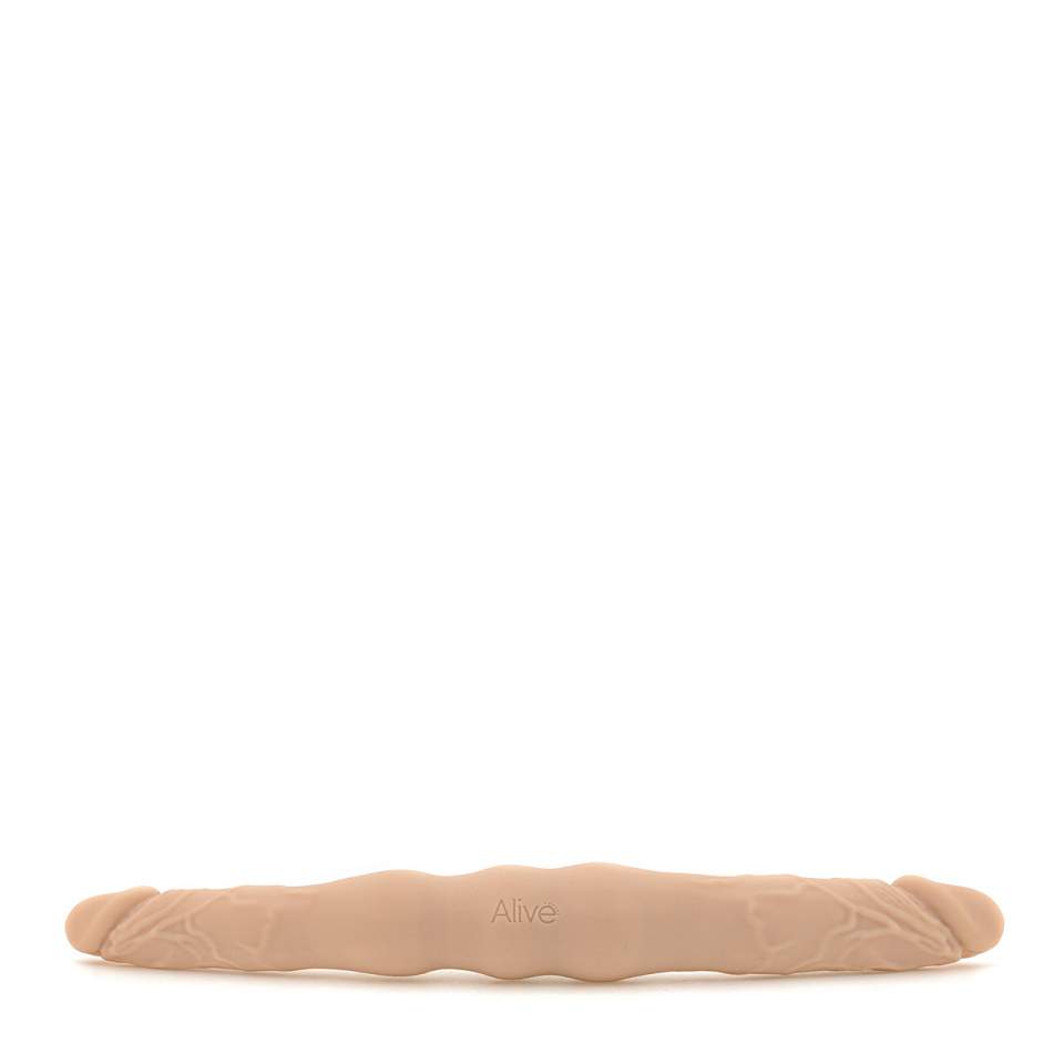 Silikonowe dildo dwustronny penis Alive Twins S