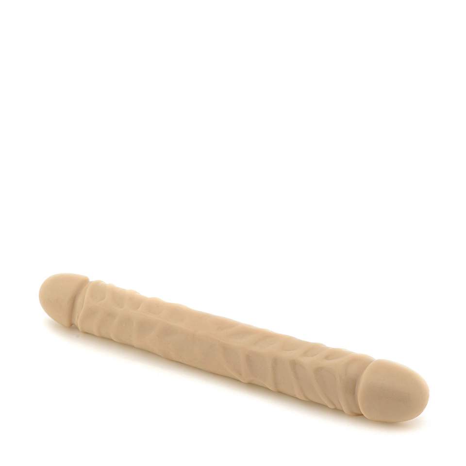 Cieliste dwustronne dildo realistyczne z tworzywa PVC