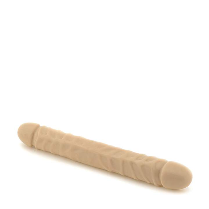 Cieliste dwustronne dildo realistyczne z tworzywa PVC