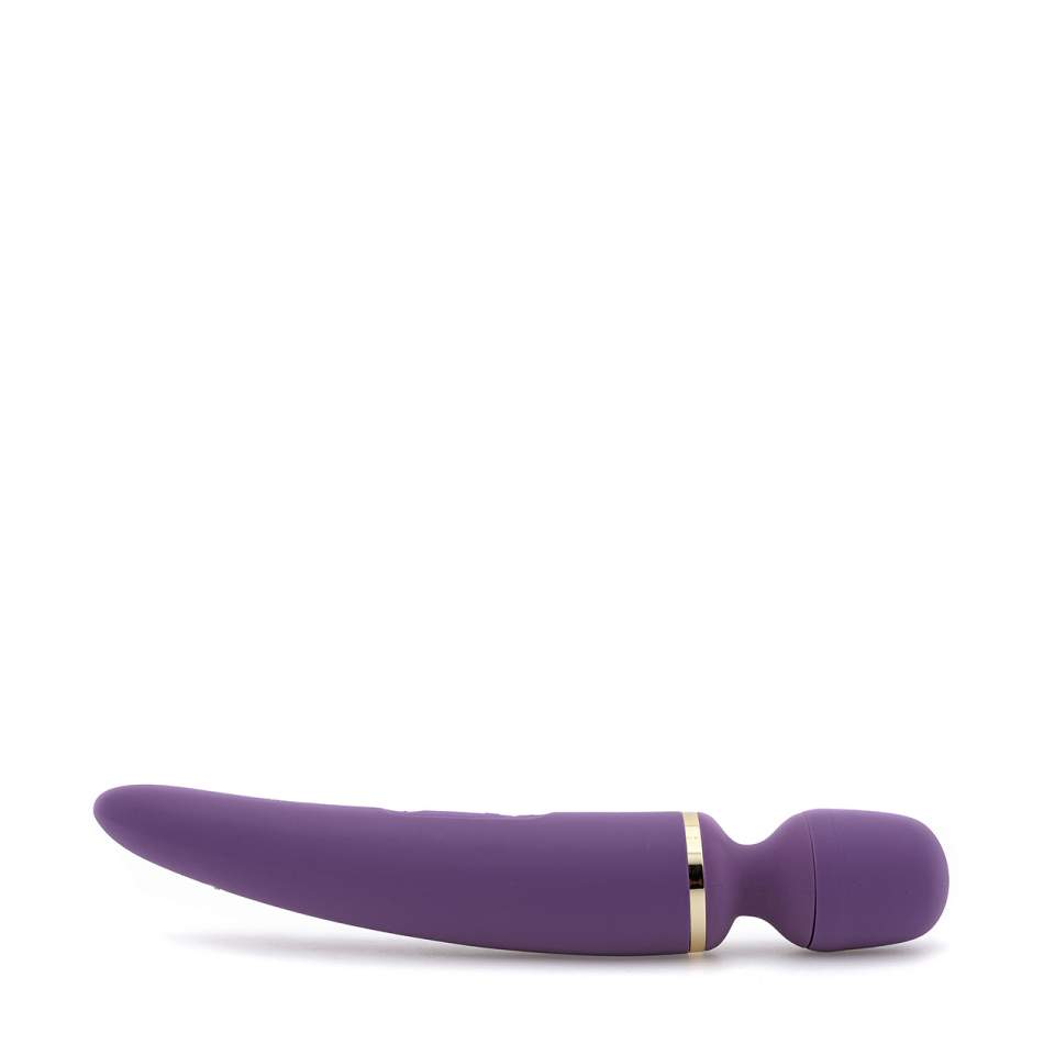 Fioletowy silikonowy masażer łechtaczki Satisfyer Wand-er Woman