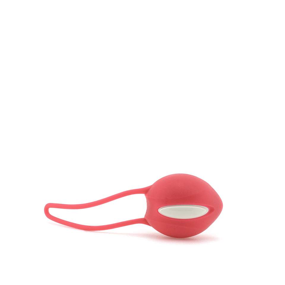 Czerwona silikonowa kulka gejszy Fun Factory Smartball Uno – 40 g