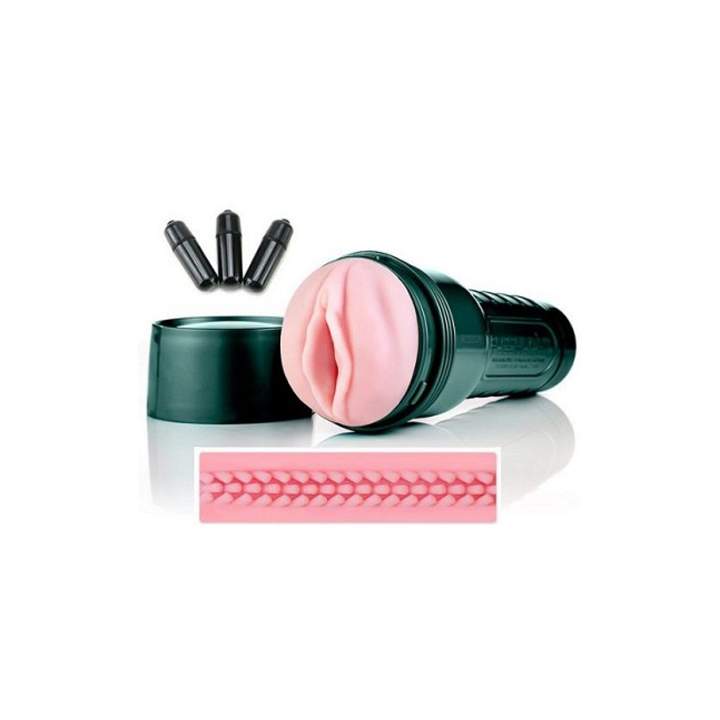 Masturbator dla mężczyzn w kształcie waginy Fleshlight Vibro – Pink Lady Touch 