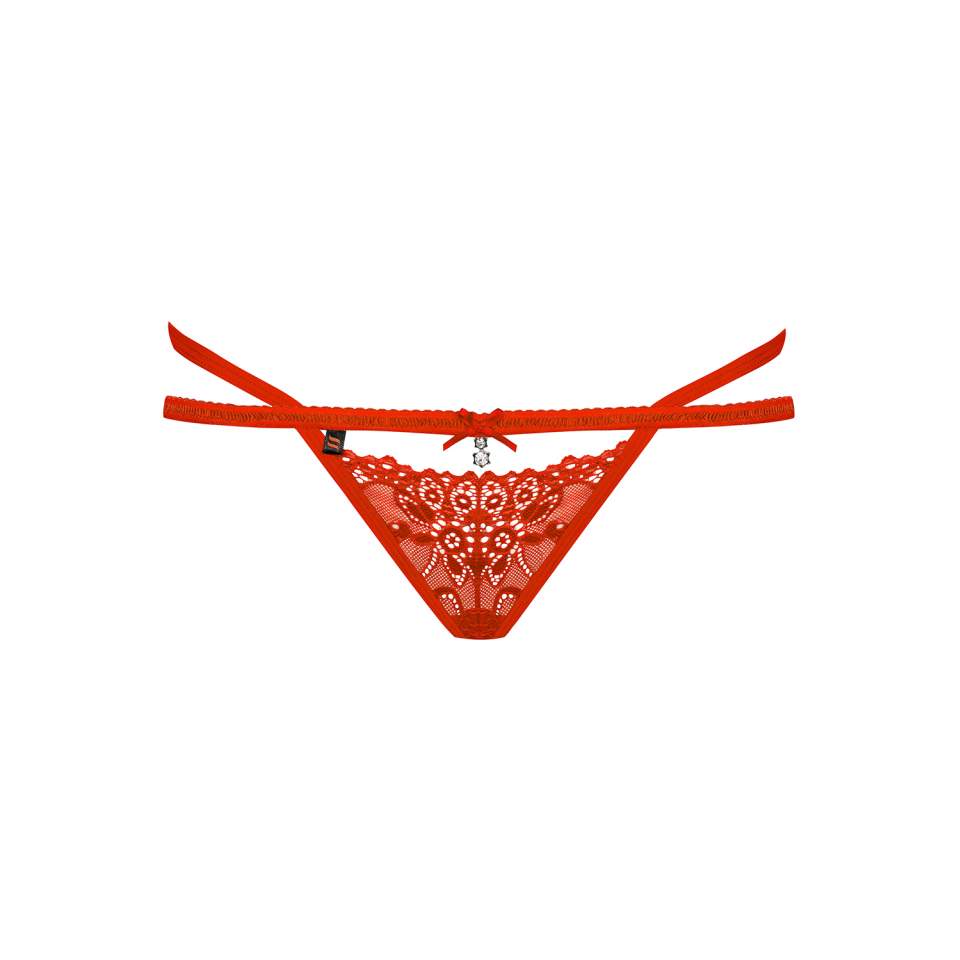 Czerwone stringi Obsessive 838-THO-3