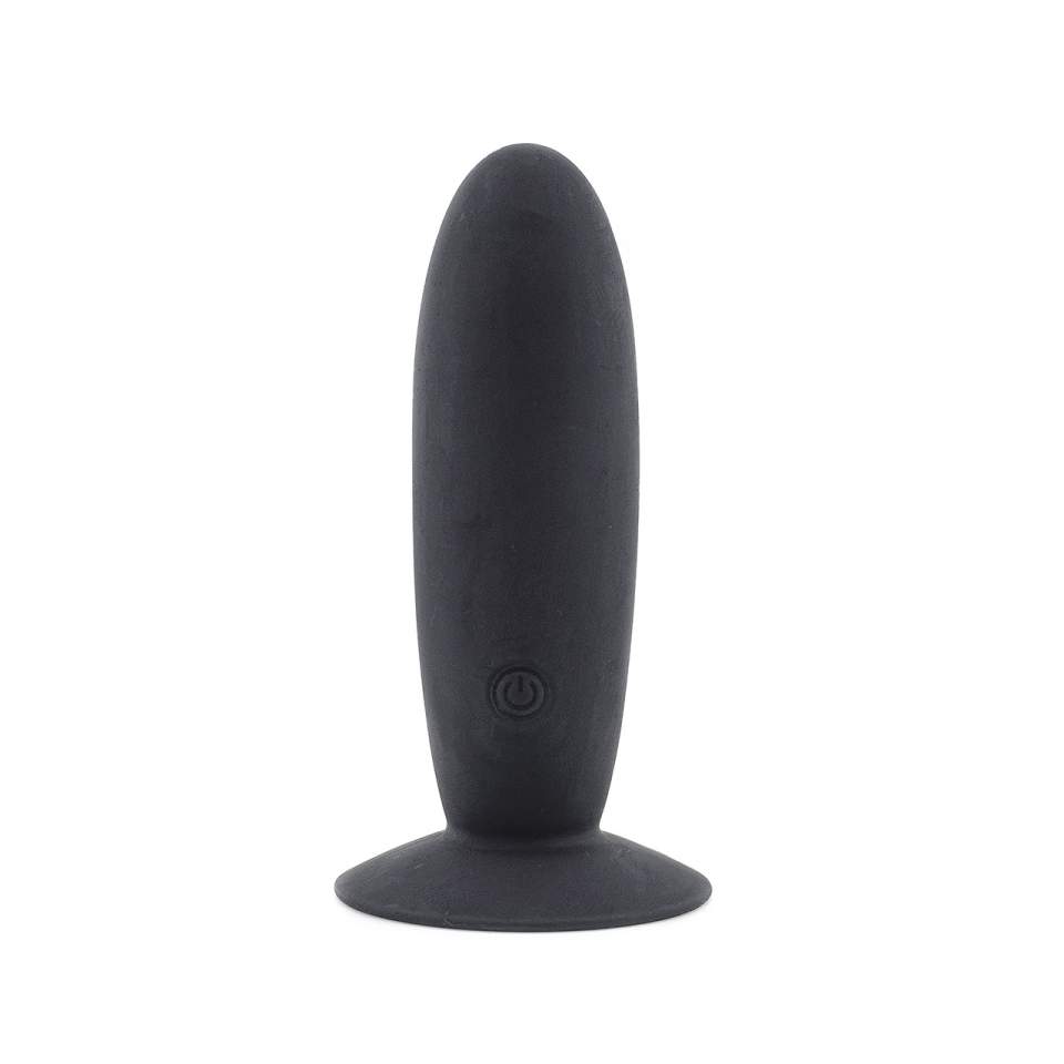 XXX Korek analny z wibracją - silikonowy