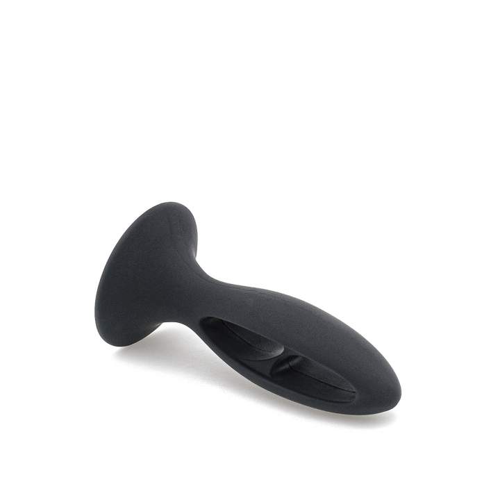 Czarny silikonowy korek analny – średnica 5 cm