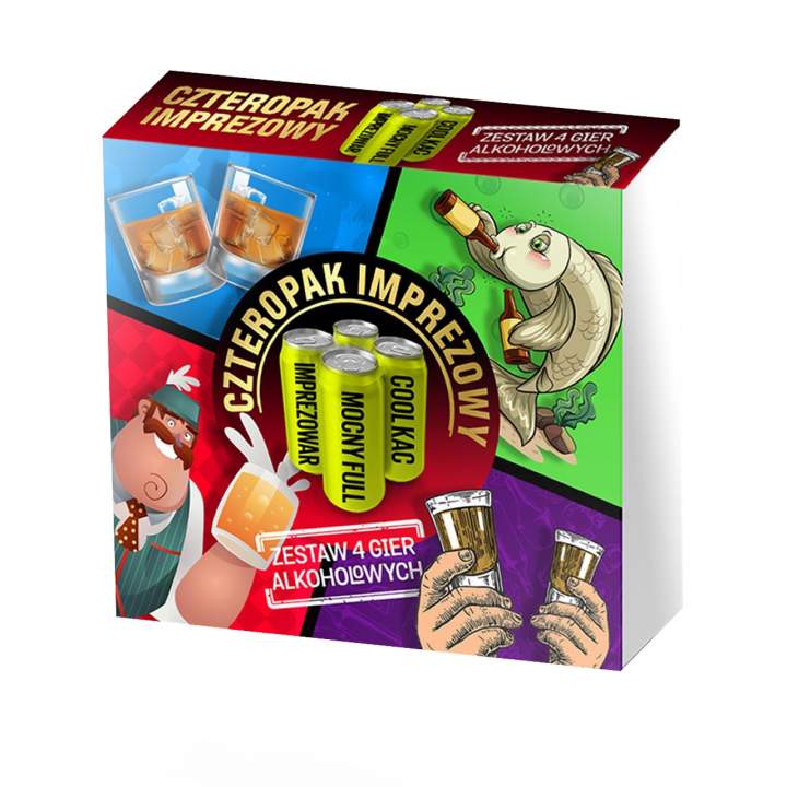 Gra alkoholowa czteropak imprezowy