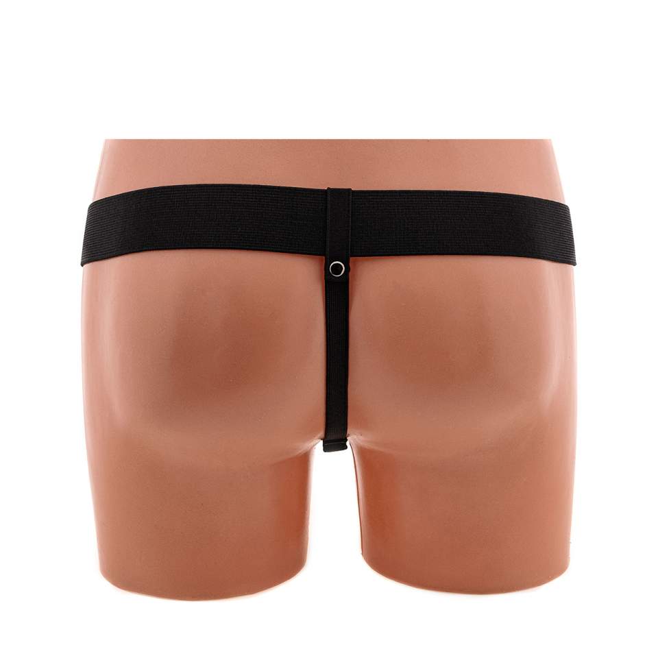 Cielista realistyczna proteza penisa z jądrami – 19 cm