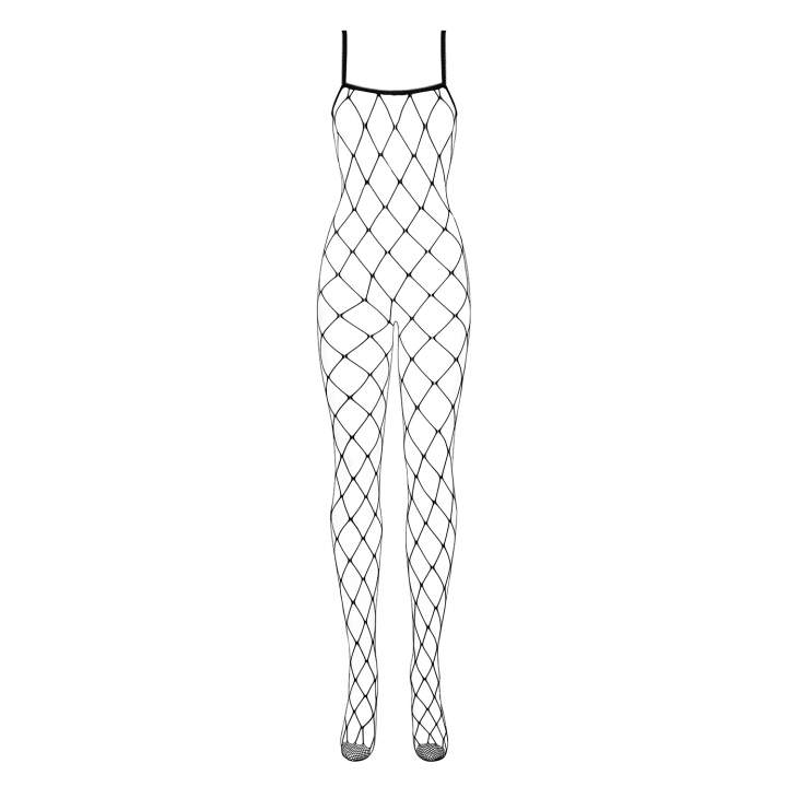 Ekstrawagancki czarny kostium Obsessive N102 typu fishnet