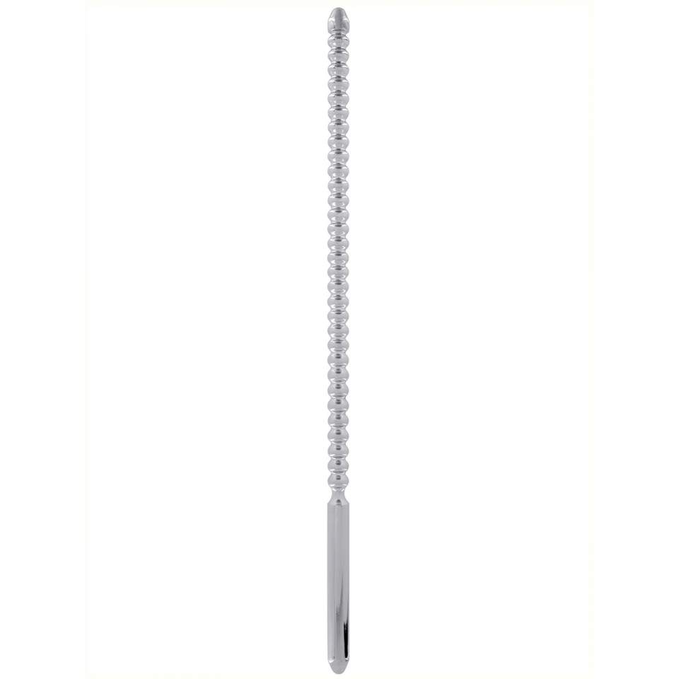 Srebrny dilator do penisa ze stali nierdzewnej 8mm