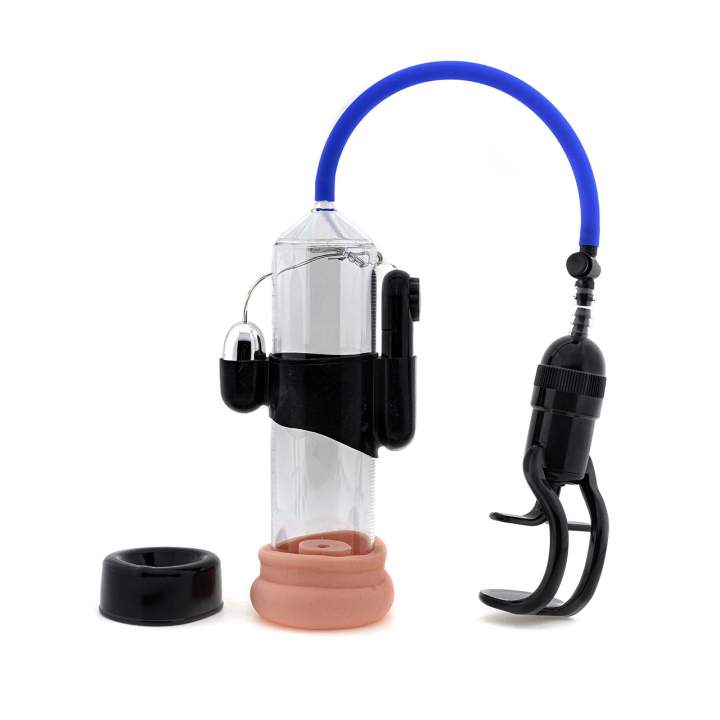 Manualna pompka do penisa z wejściem w kształcie waginy – 22,5 cm