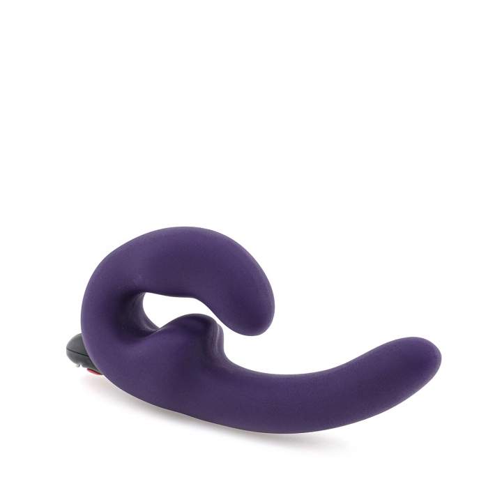 Fioletowe dildo z wibracjami dla par Fun Factory Sharevibe