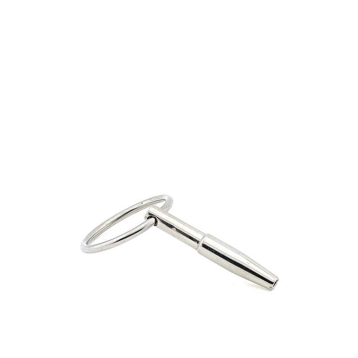 Srebrna metalowa zatyczka do cewki moczowej – 0,8 cm