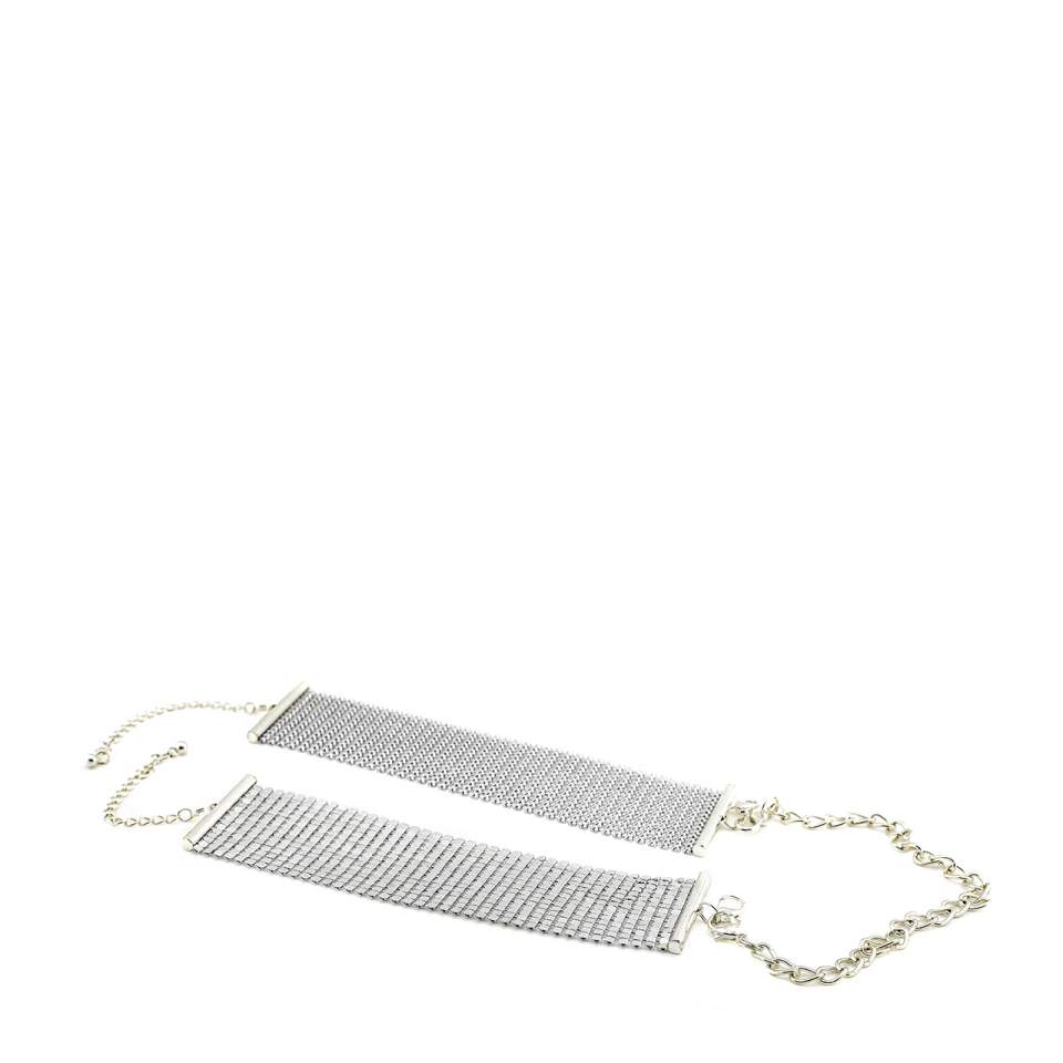 XXX Kajdanki - Bijoux Indiscrets - Désir Métallique Handcuffs (srebrne)