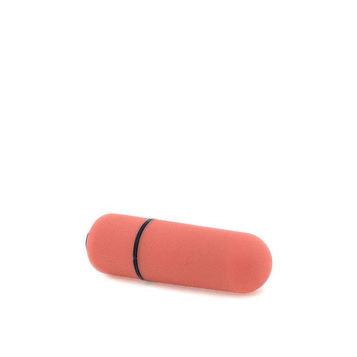Czerwony mini wibrator do stymulacji łechtaczki na baterie 