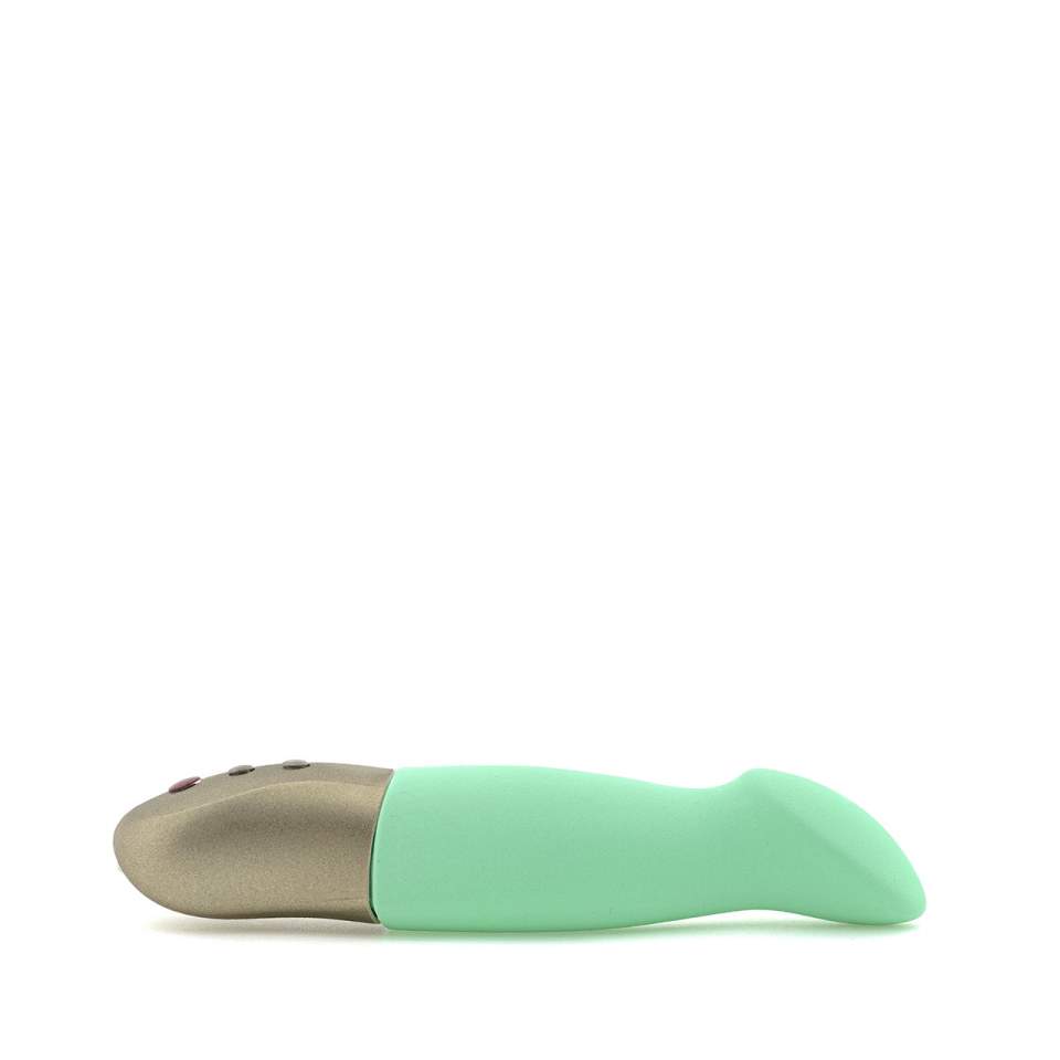 Miętowy silikonowy pulsowibrator Fun Factory Sundaze – 11,5 cm