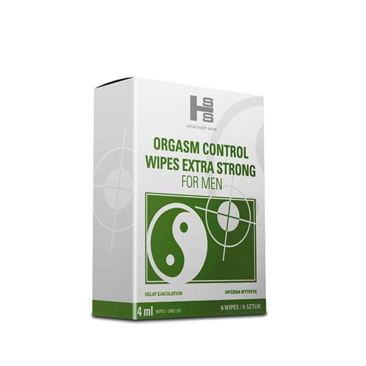 Chusteczki opóźniające Orgasm Control Wipes 6 szt.