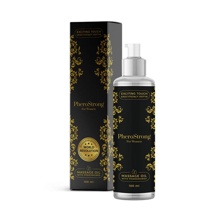 Olejek do masażu z dodatkiem feromonów – 100 ml