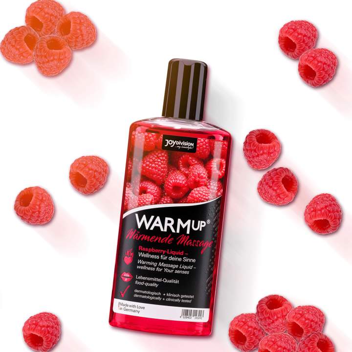 Warm up olejek rozgrzewający do masażu malinowy 150 ml