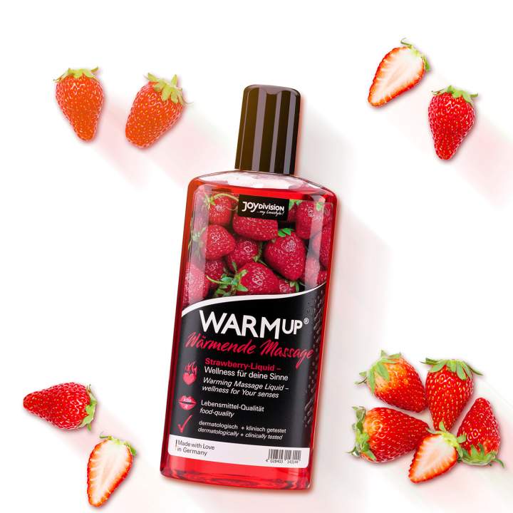 Warm up olejek do masażu truskawkowy 150 ml