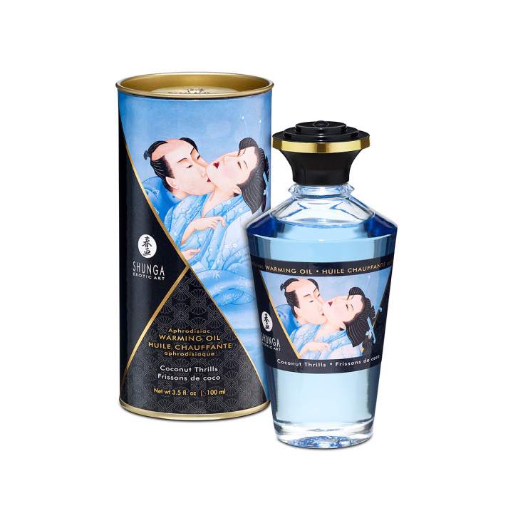 Shunga olejek rozgrzewający jadalny o smaku kokosowym 100 ml