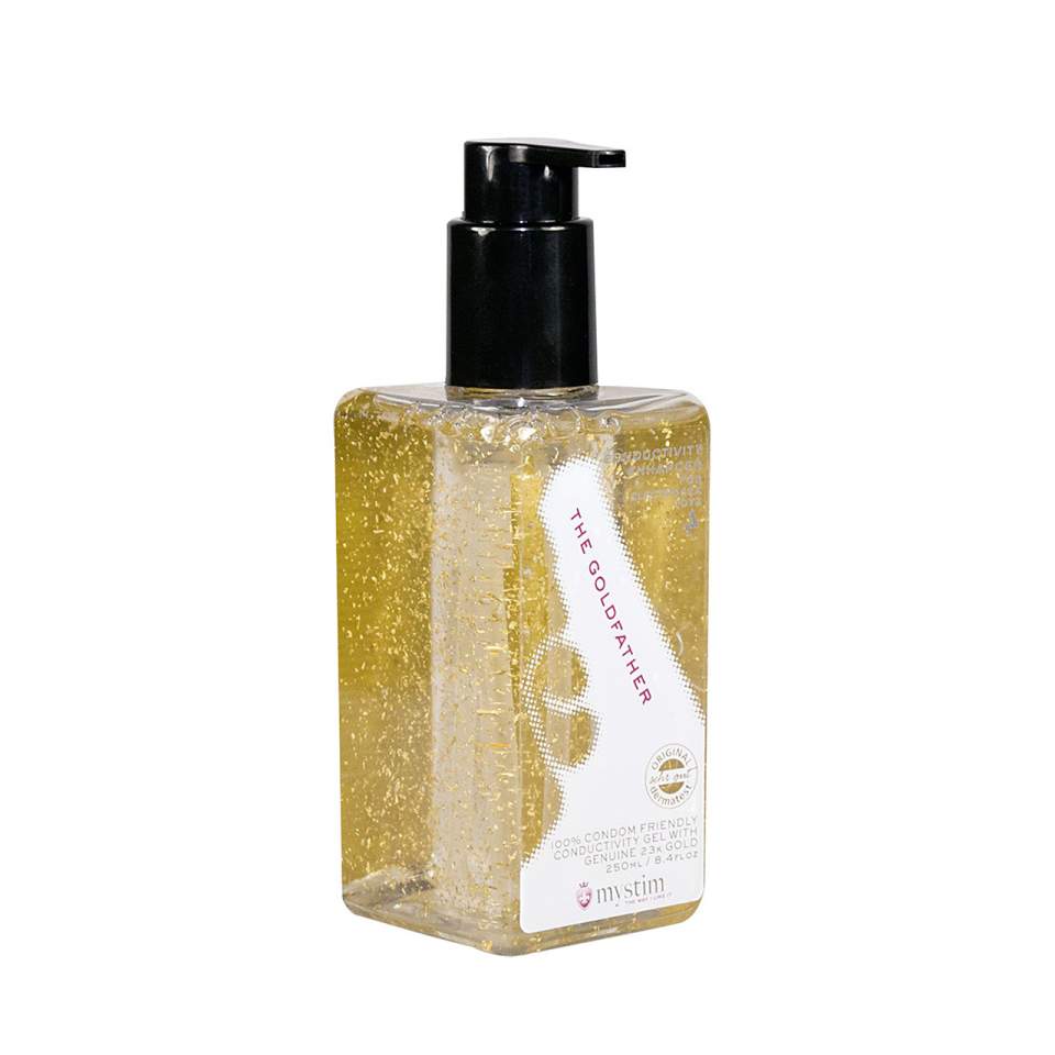 Mystim – The Gold Father – żel nawilżający z płatkami złota – 250 ml