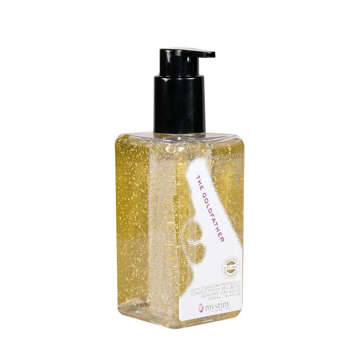 Mystim – The Gold Father – żel nawilżający z płatkami złota – 250 ml