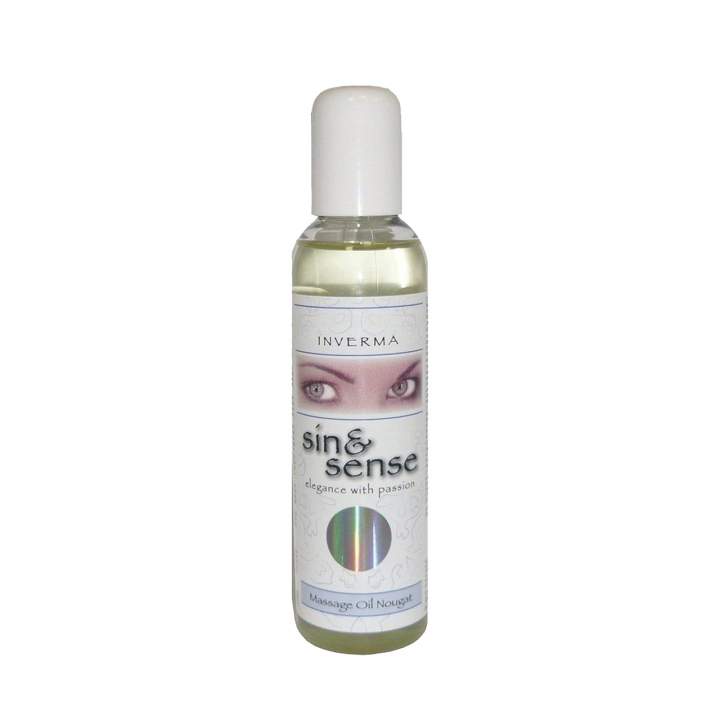 Profesjonalny olejek do masażu – Sin & Sense – o smaku nugatu – 150 ml
