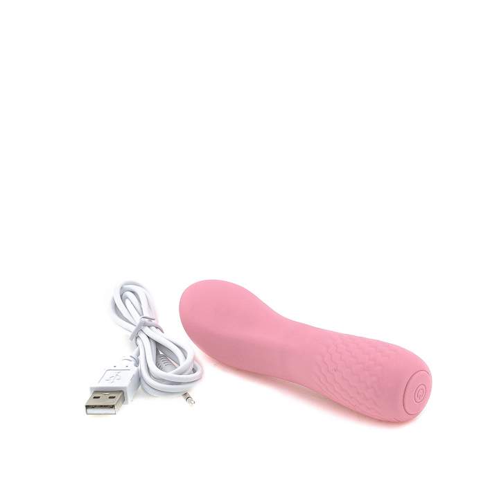 Różowy mini wibrator do stymulacji punktu G